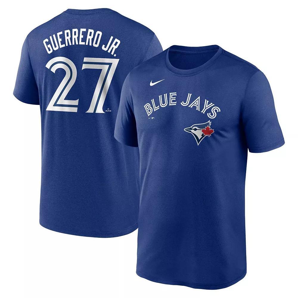Men's Nike Vladimir Guerrero Jr. Royal Toronto Blue Jays Legend Name and Number Home T-Shirt, Size: Medium, Jay Blue Product Image
