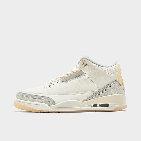 Jordan Mens Air 3 Retro Craft - Basketball Shoes Cream/Grey Mist/Ivory Product Image