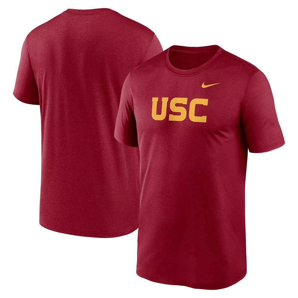 Men's Nike Cardinal USC Trojans Primetime Legend Wordmark T-Shirt,  Product Image