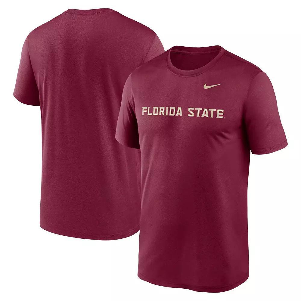 Men's Nike Garnet Florida State Seminoles Primetime Legend Wordmark T-Shirt, Size: XL, Red Product Image