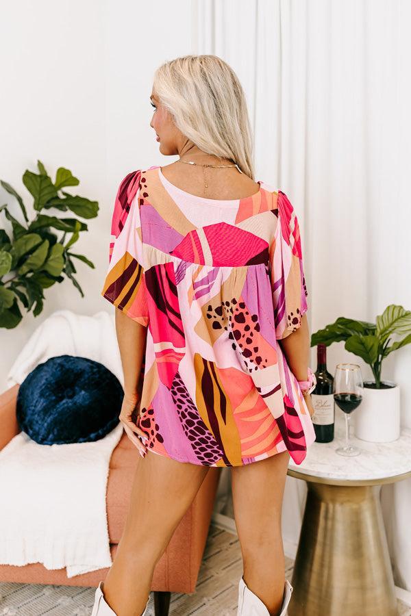 Seeking Sunshine Shift Top In Blush Product Image