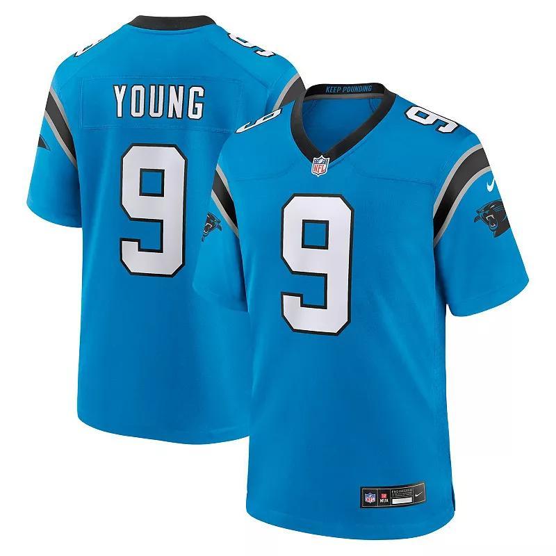 Men's Nike Bryce Young Blue Carolina Panthers 2023 NFL Draft First Round Pick Alternate Game Jersey, Size: 2XL Product Image