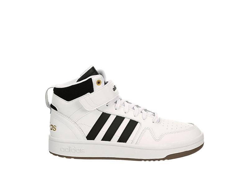 adidas Originals Postmove Mid (White/Black/Gold Metallic) Men's Shoes Product Image