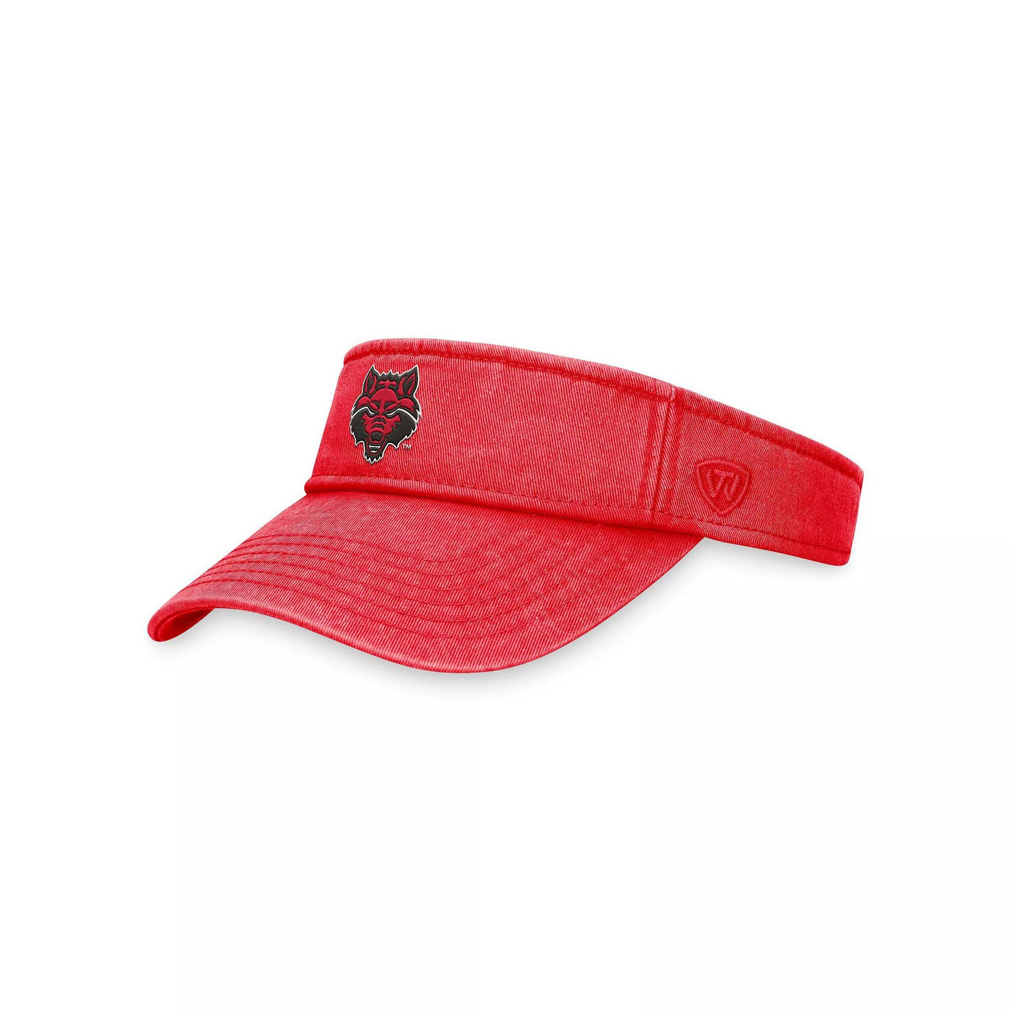 Men's Top of the World Cardinal Arkansas State Red Wolves Terry Adjustable Visor, Ars Red Product Image