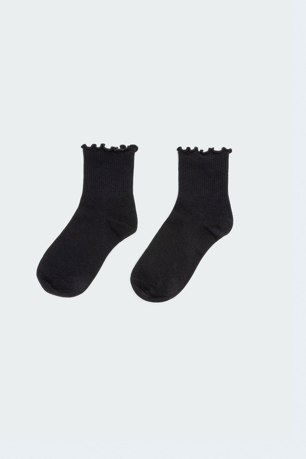 Frilled Hem Socks Product Image