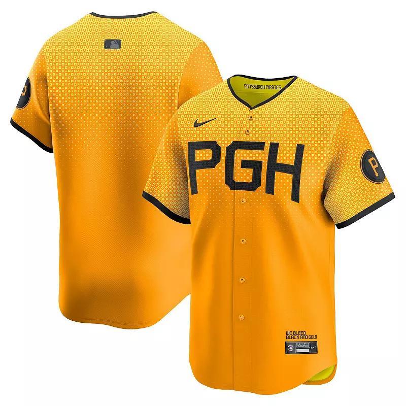 Bryan Reynolds Pittsburgh Pirates City Connect Nike Men's Dri-FIT ADV MLB Limited Jersey Product Image