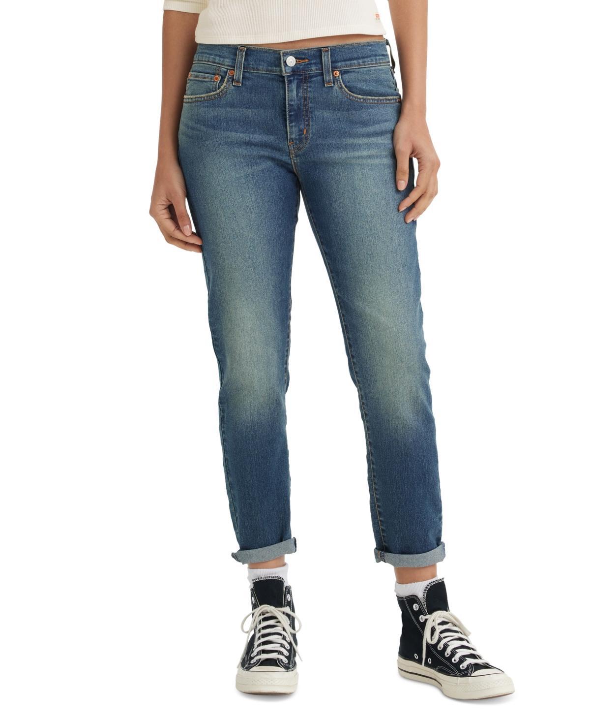 Womens Levis Boyfriend Jeans Blue Layer Product Image