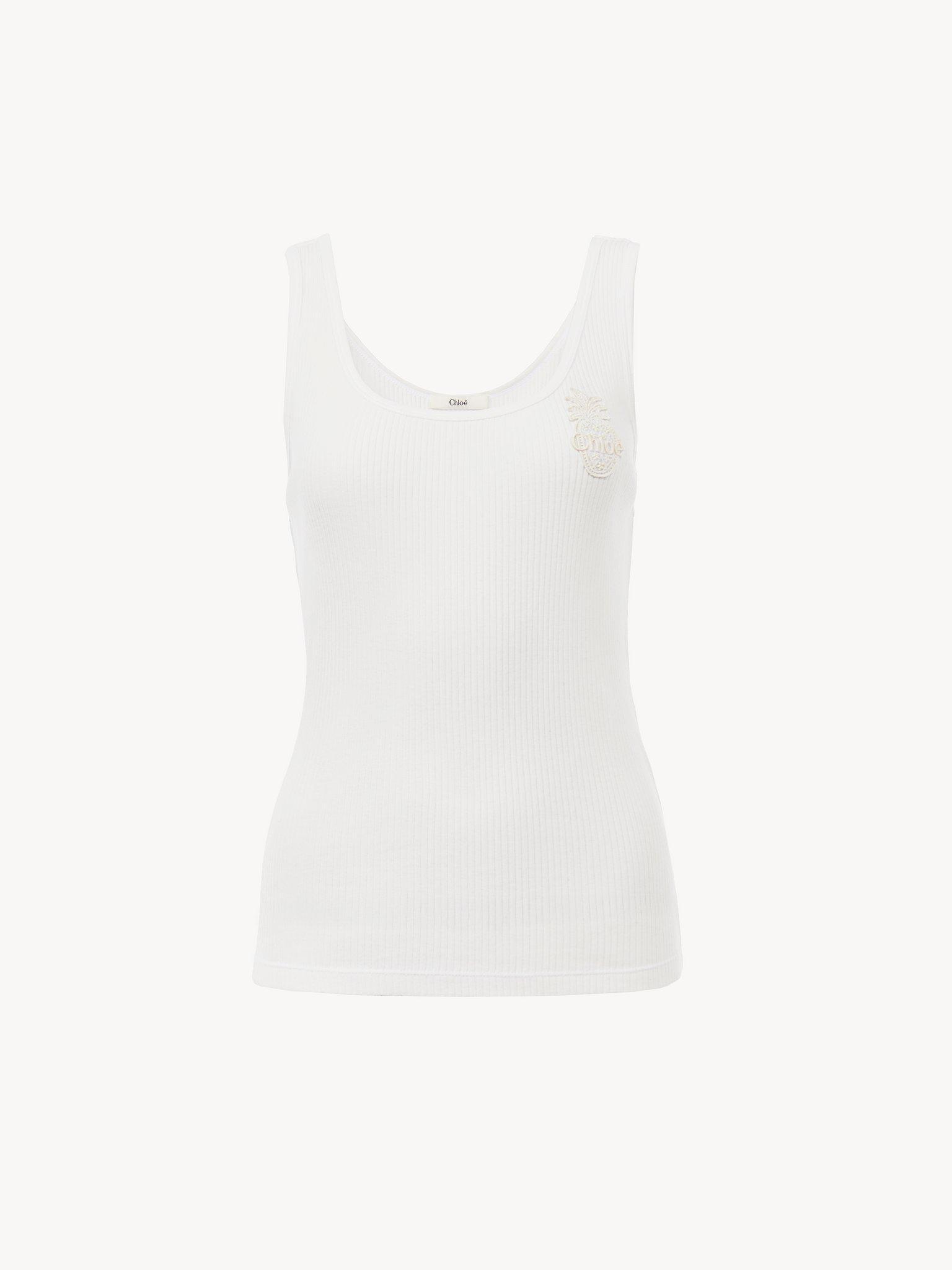 Tank top in cotton jersey Product Image