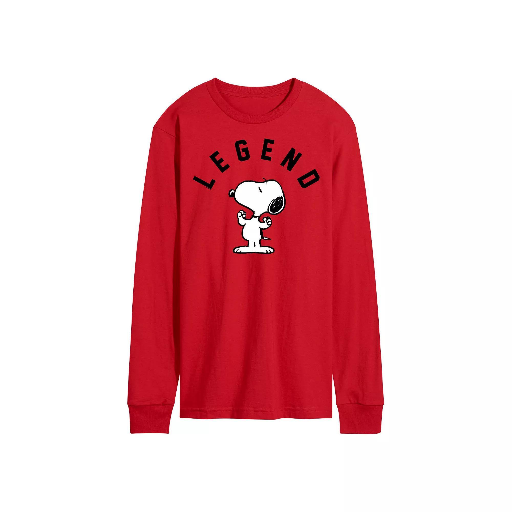 Men's Dr. Seuss Grinch I Am The Naughty List Long Sleeve Tee,  Product Image