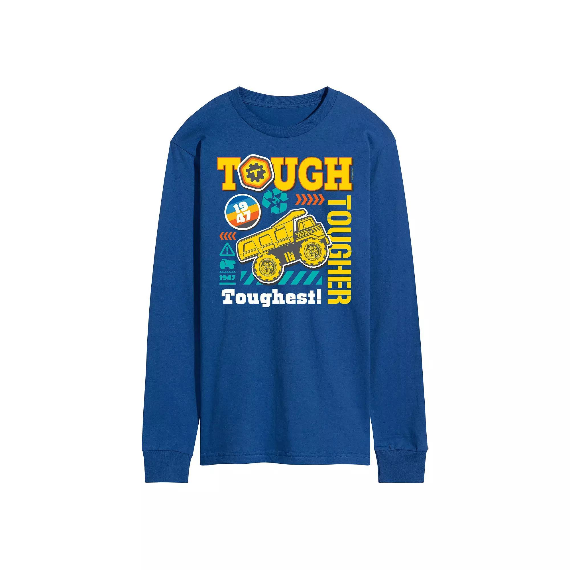 Men's Tonka Tough Tougher Toughest Long Sleeve Graphic Tee, Size: XXL, Blue Product Image