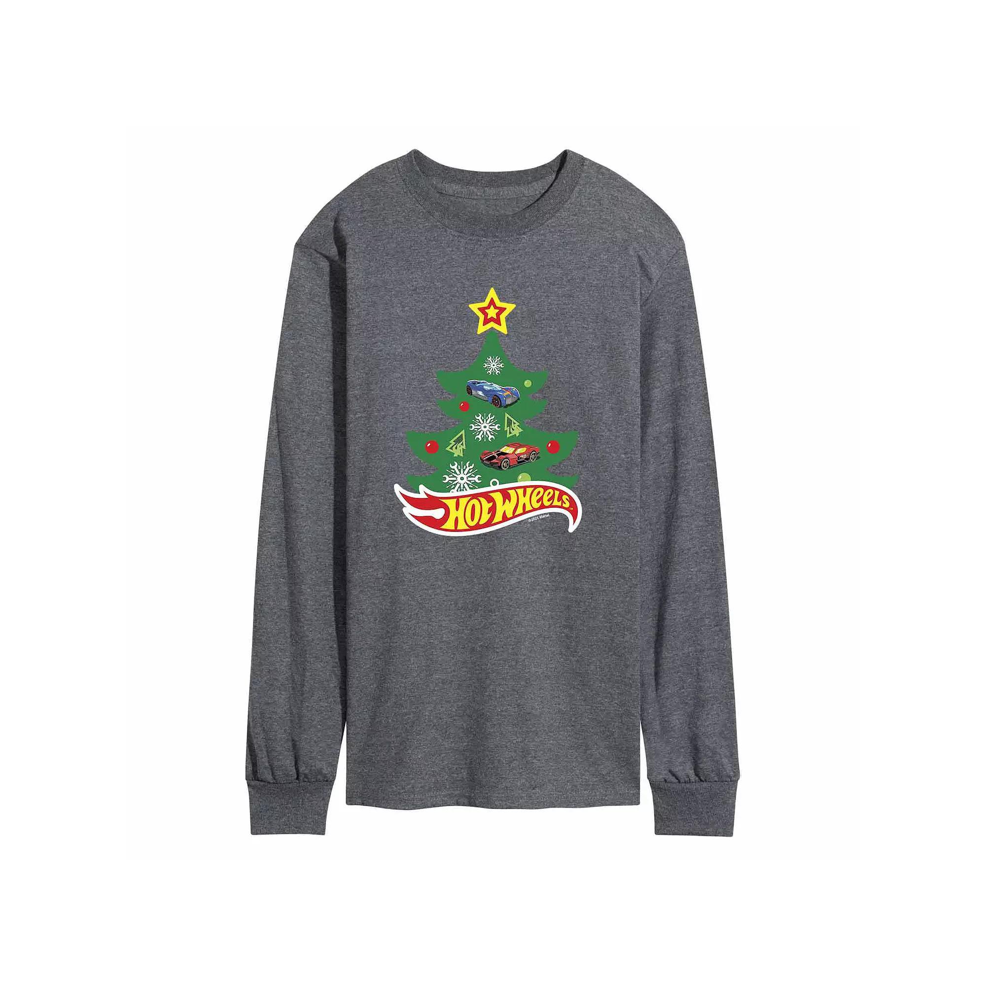 Men's Hot Wheels Christmas Tree Tee,  Product Image