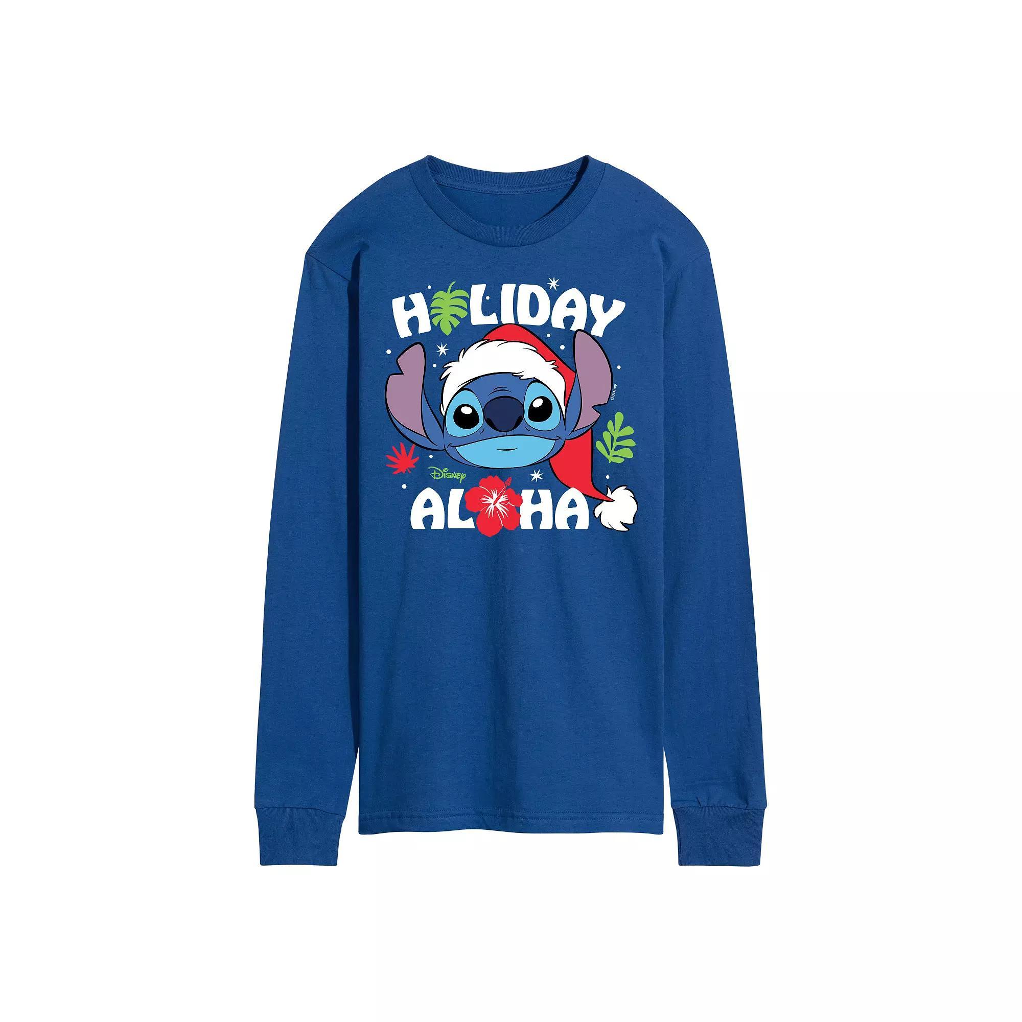 Disney's Lilo & Stitch Holiday Aloha Tee, Men's,  Product Image