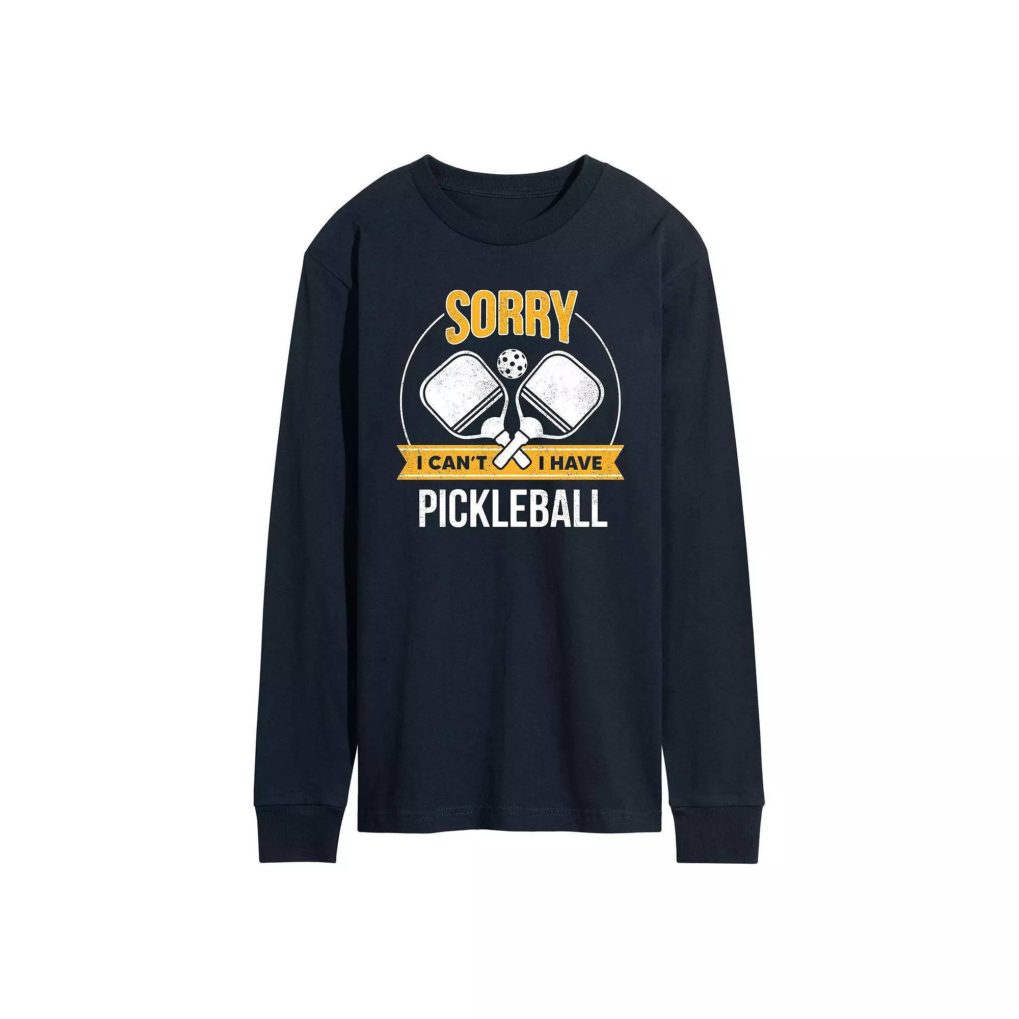 Men's Sorry Can't Pickleball Tee,  Product Image