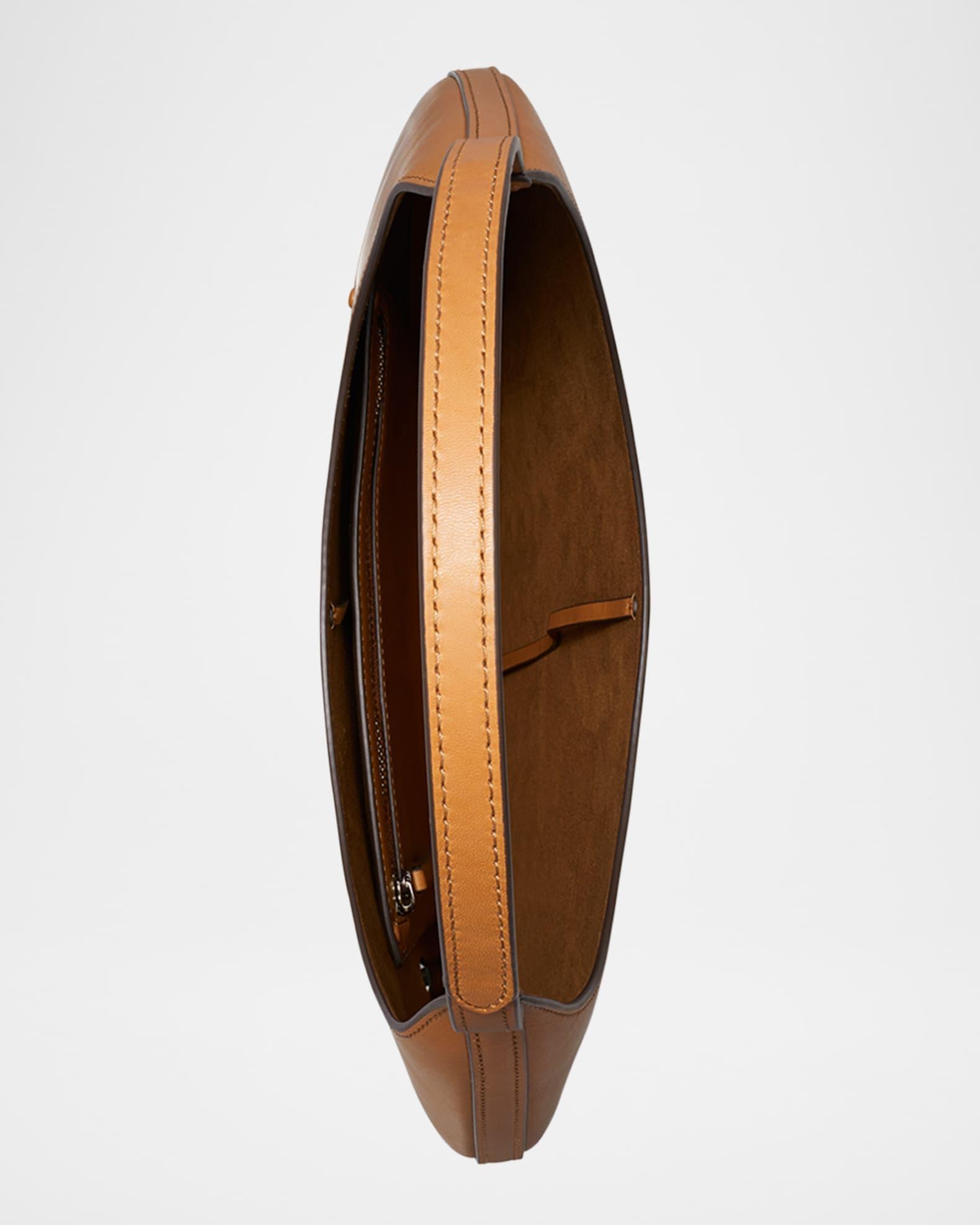 Pierced Smooth Leather Shoulder Bag Product Image