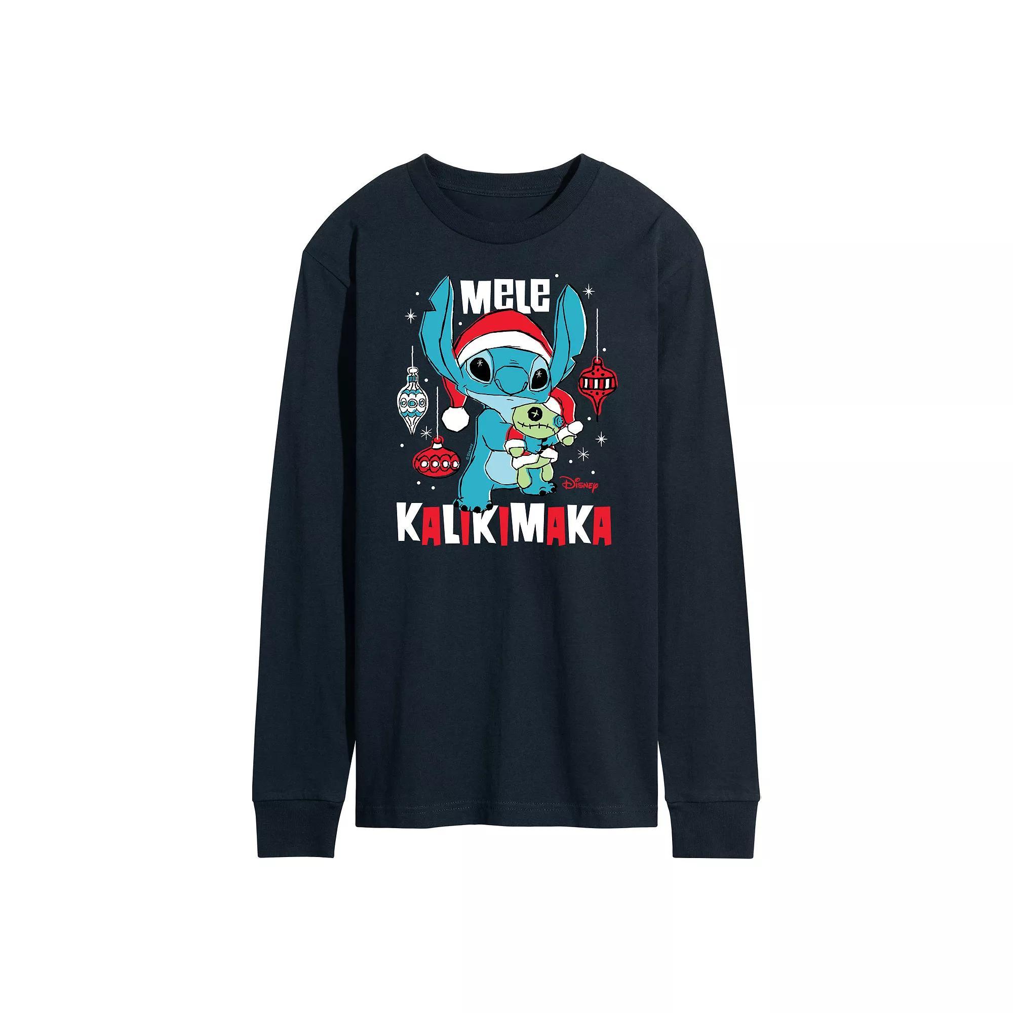 Disney's Lilo & Stitch Santa I Can Explain Tee, Men's, Size: Large, Black Product Image