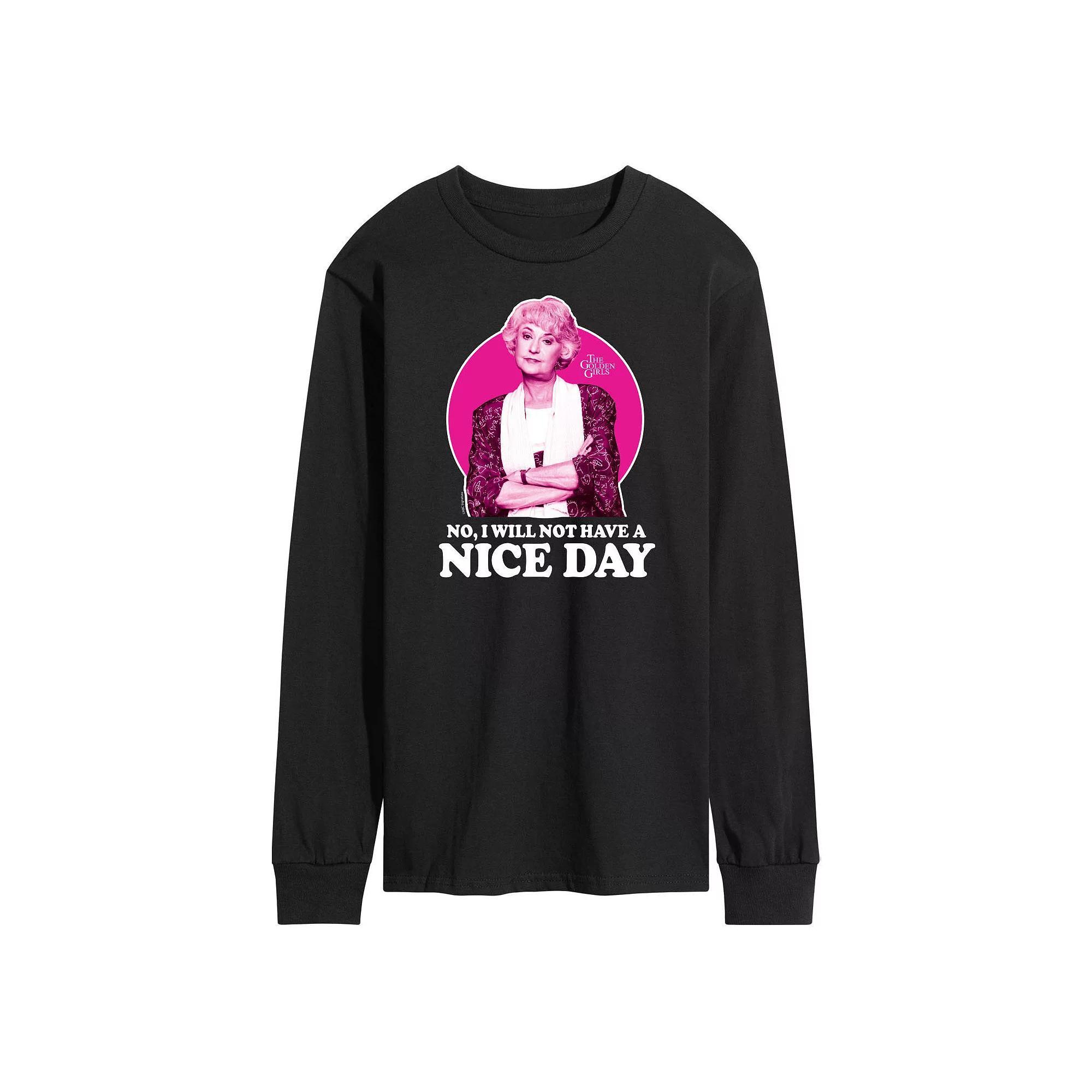 Men's Golden Girls Have Nice Day Long Sleeve Tee,  Product Image