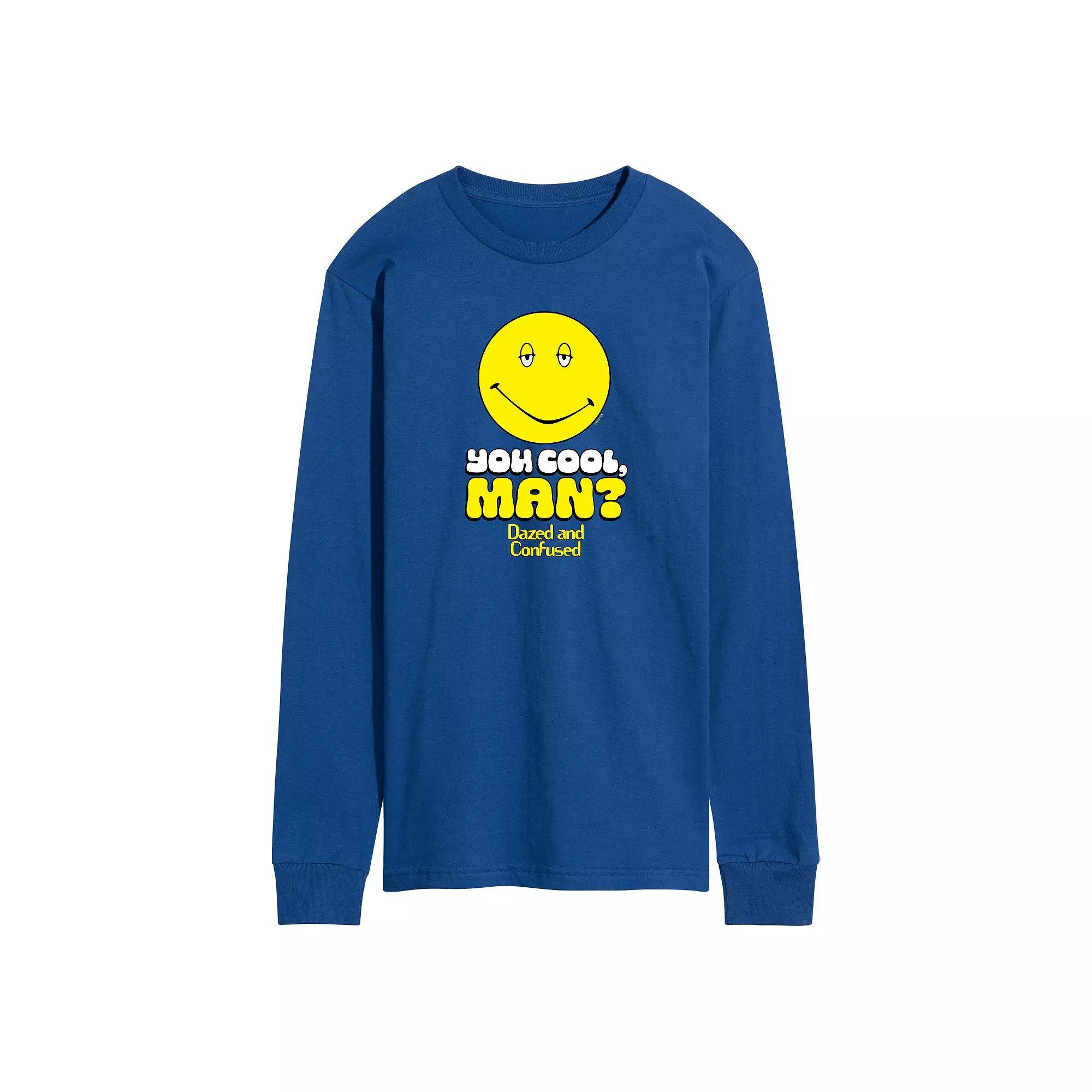 Men's Peanuts Kanji AAUGH Long Sleeve Tee, Size: XXL, Black Product Image