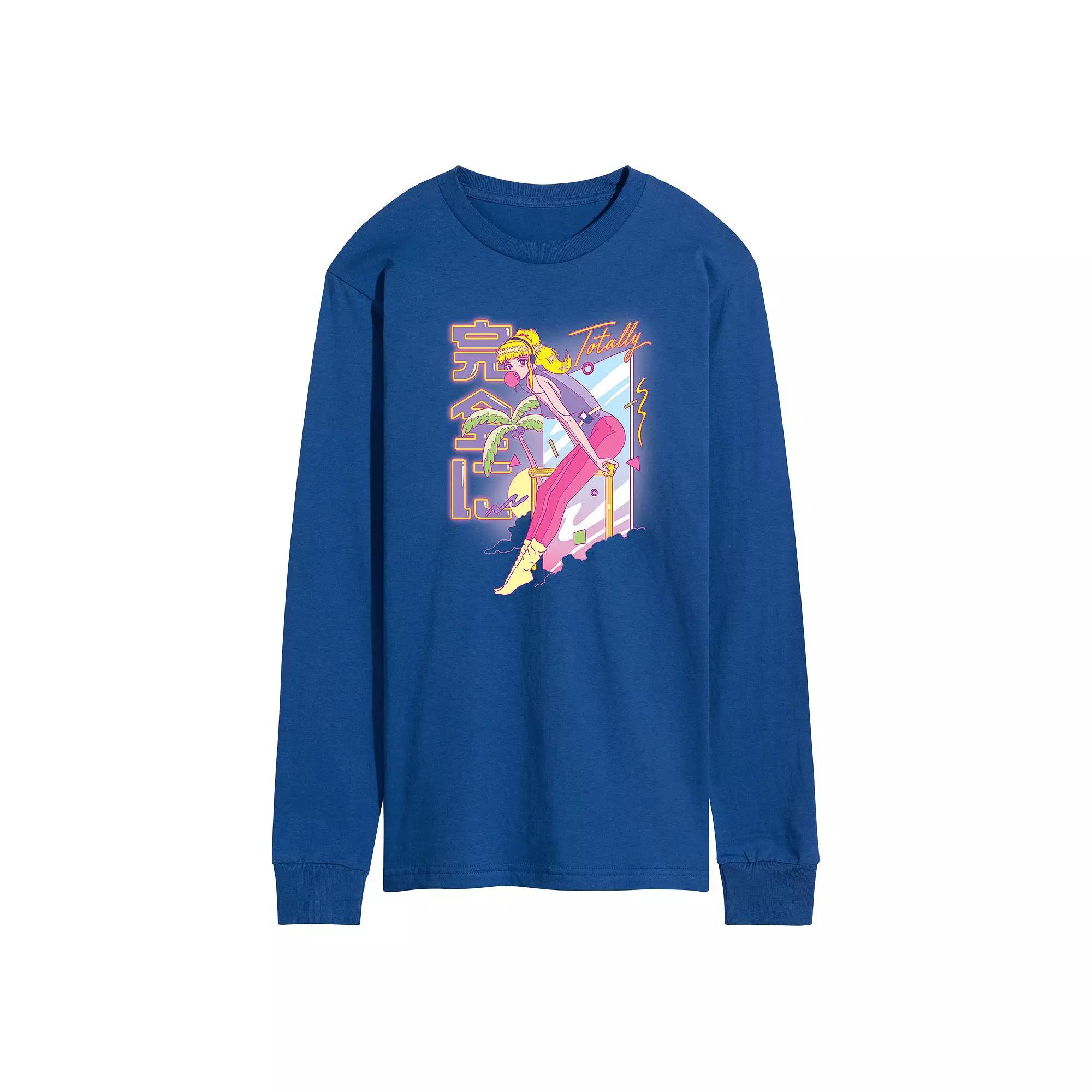 Men's Anime Totally Anime Long Sleeve Tee,  Product Image