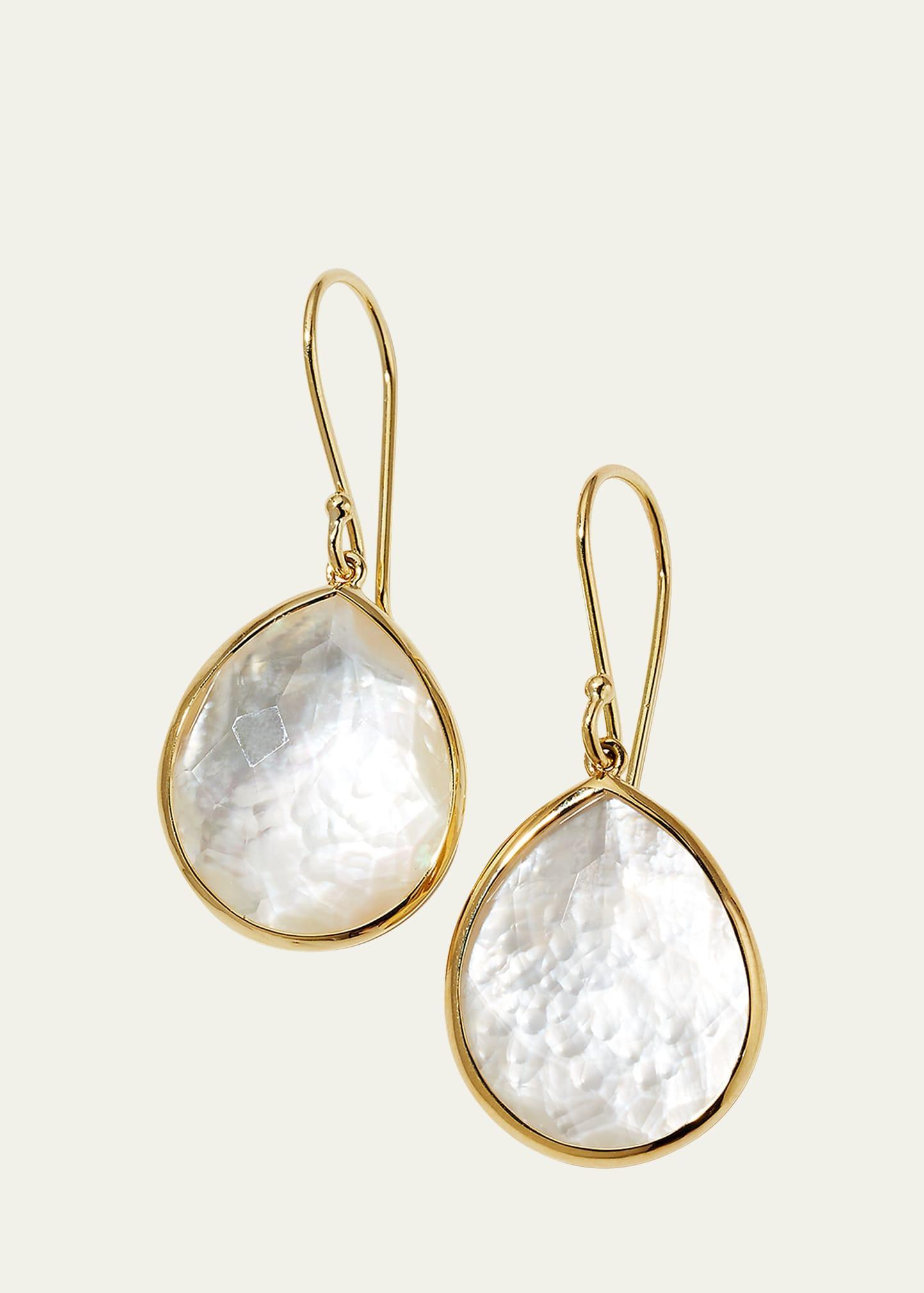 Small Teardrop Earrings in 18K Gold Product Image