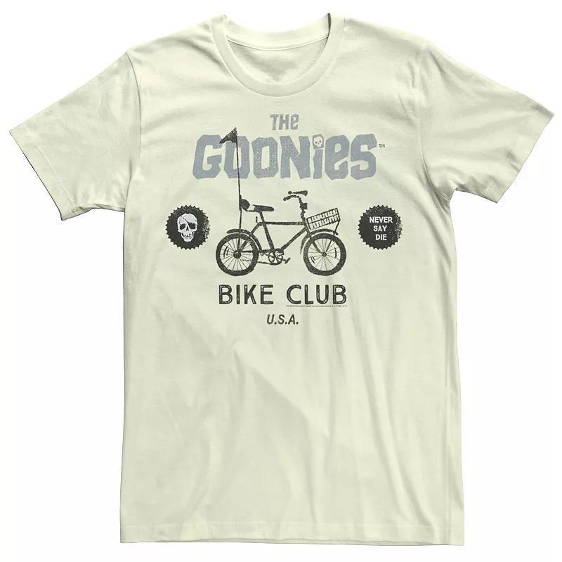 Men's The Goonies Bike Club Never Say Die Text Tee,  Product Image