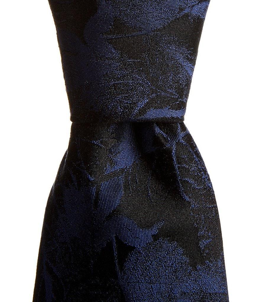 Murano Floral/Shadow Printed 3 1/8#double; Woven Silk Tie Product Image