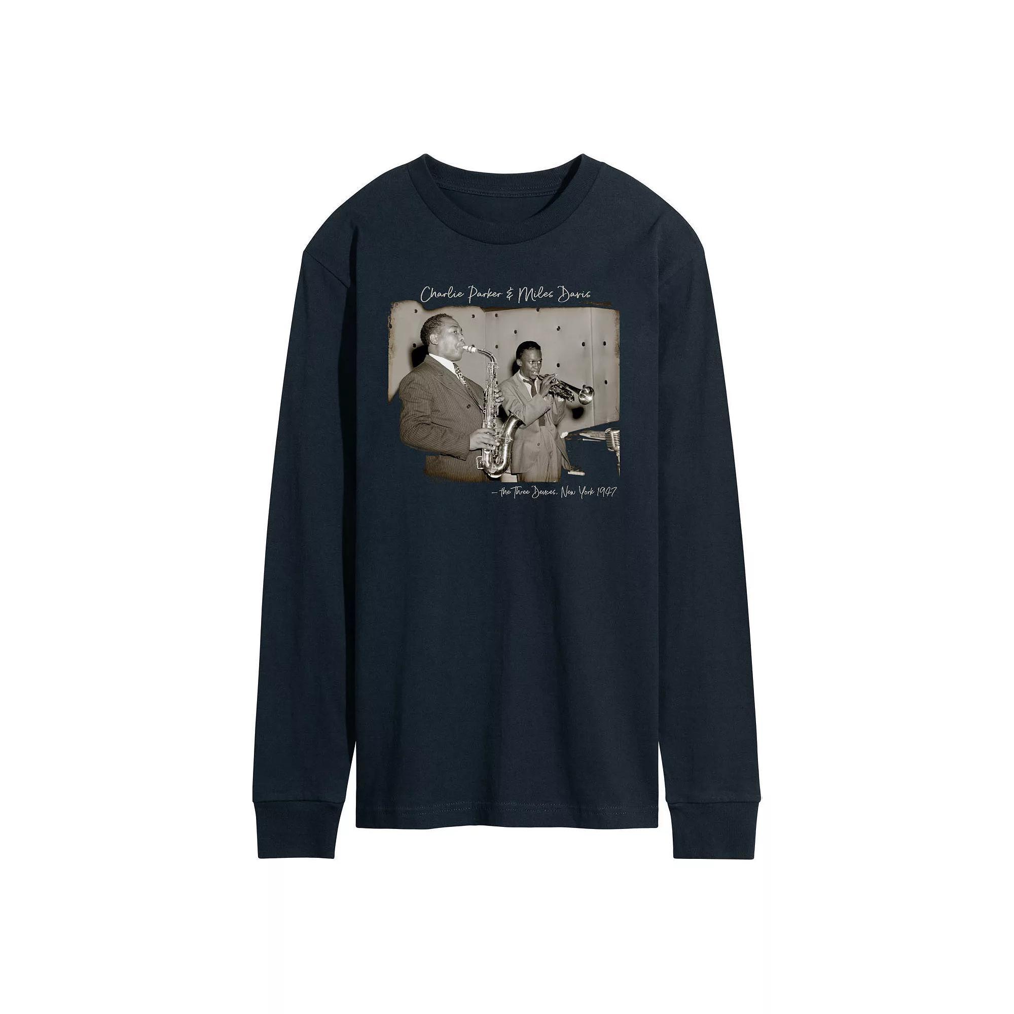 Men's Charlie Parker Three Deuces Long Sleeve Tee,  Product Image