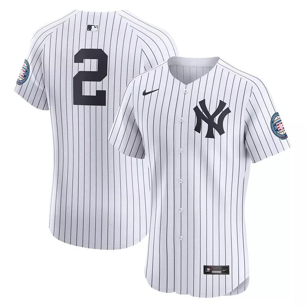 Derek Jeter New York Yankees Nike Mens Dri-FIT ADV MLB Elite Jersey | 90B0NKHOQD5-B9N Product Image