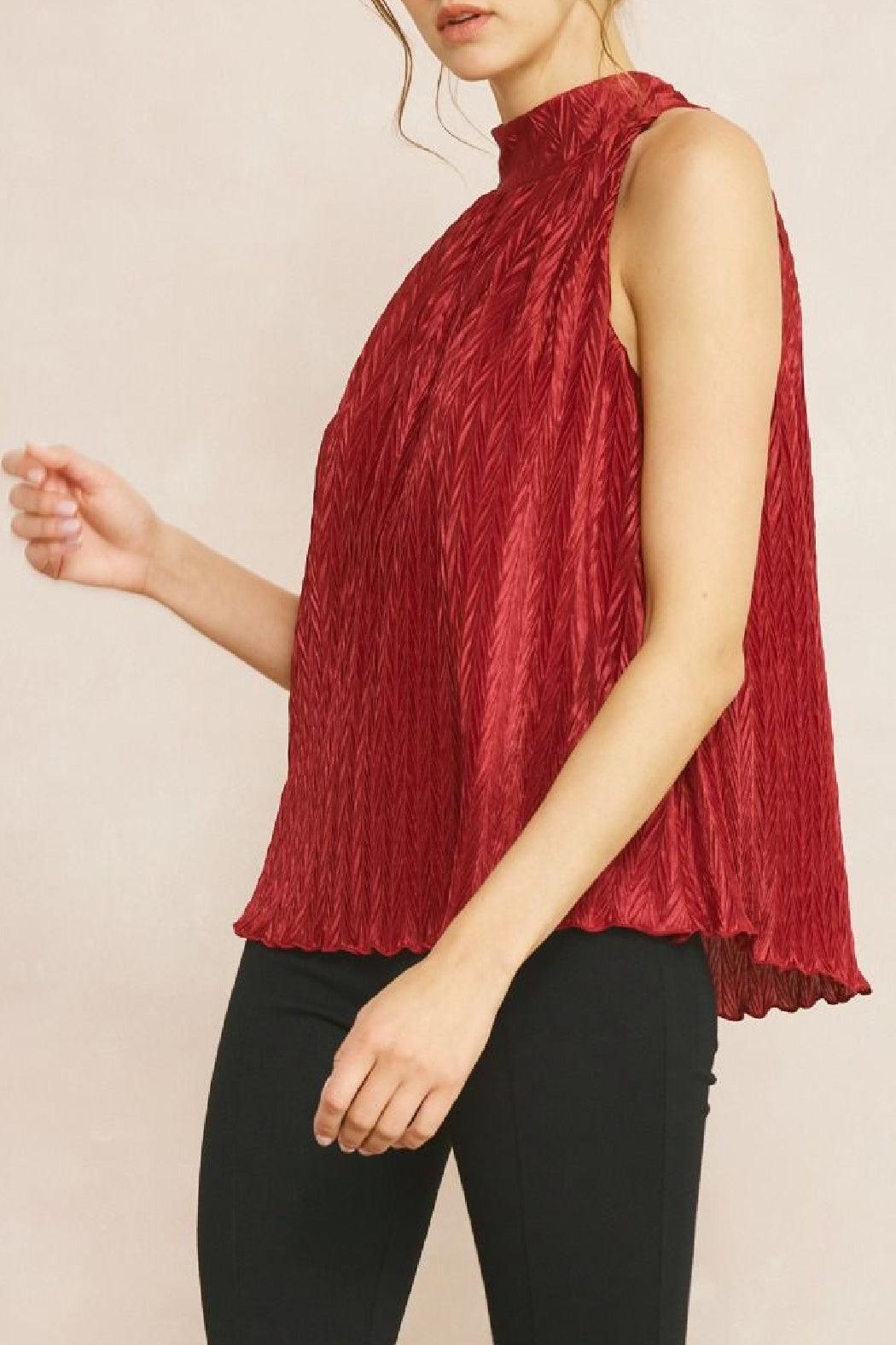 Textured Halter Top Product Image