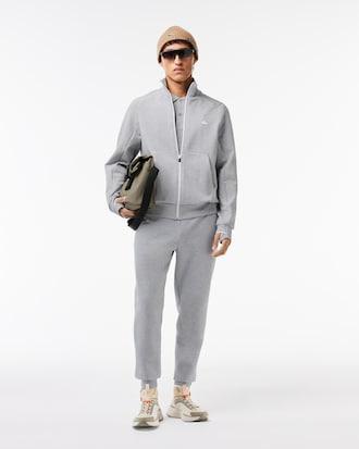 Men's High-Neck Zip-Up Sweatshirt Product Image