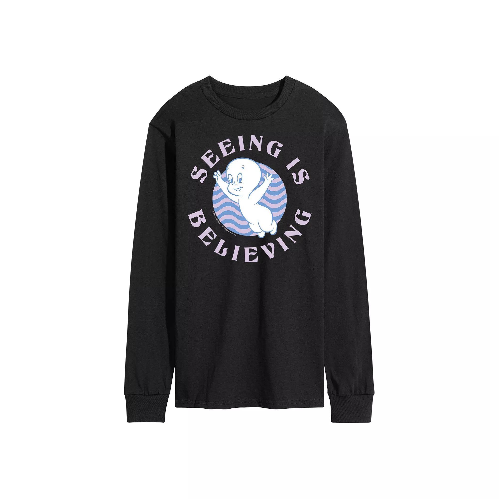 Men's Casper Seeing Is Believing Long Sleeve, Size: XL, Black Product Image