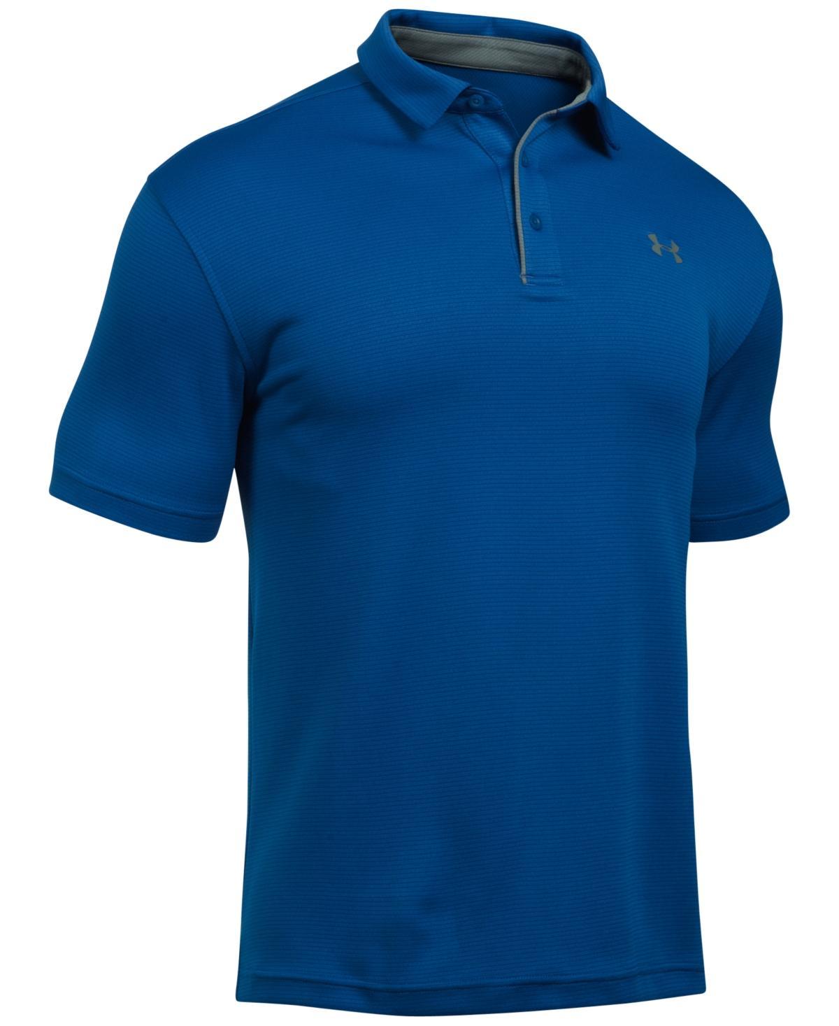 Men's Under Armour Tech Polo, Size: Small, Downpour Gray Product Image