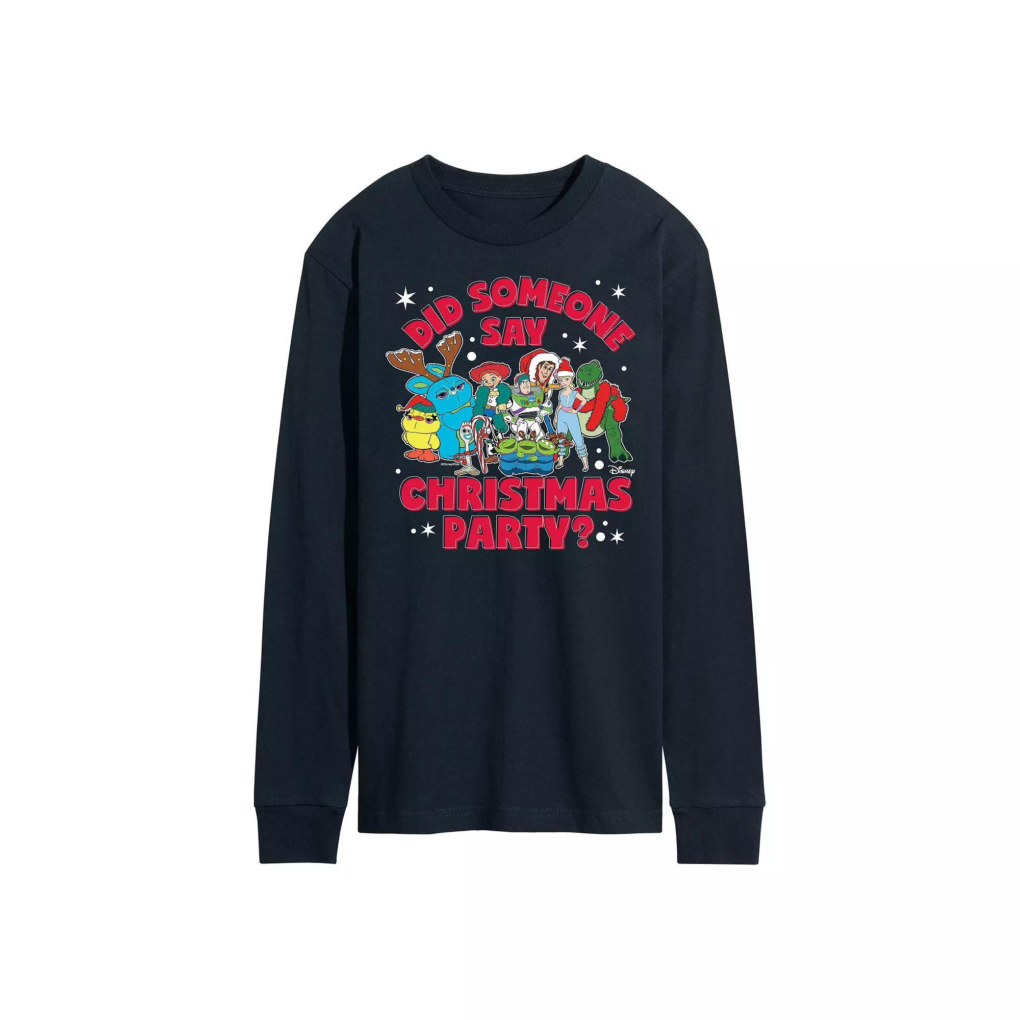 Disney / Pixar's Toy Story 4 Men's Christmas Party Long Sleeve Graphic Tee,  Product Image