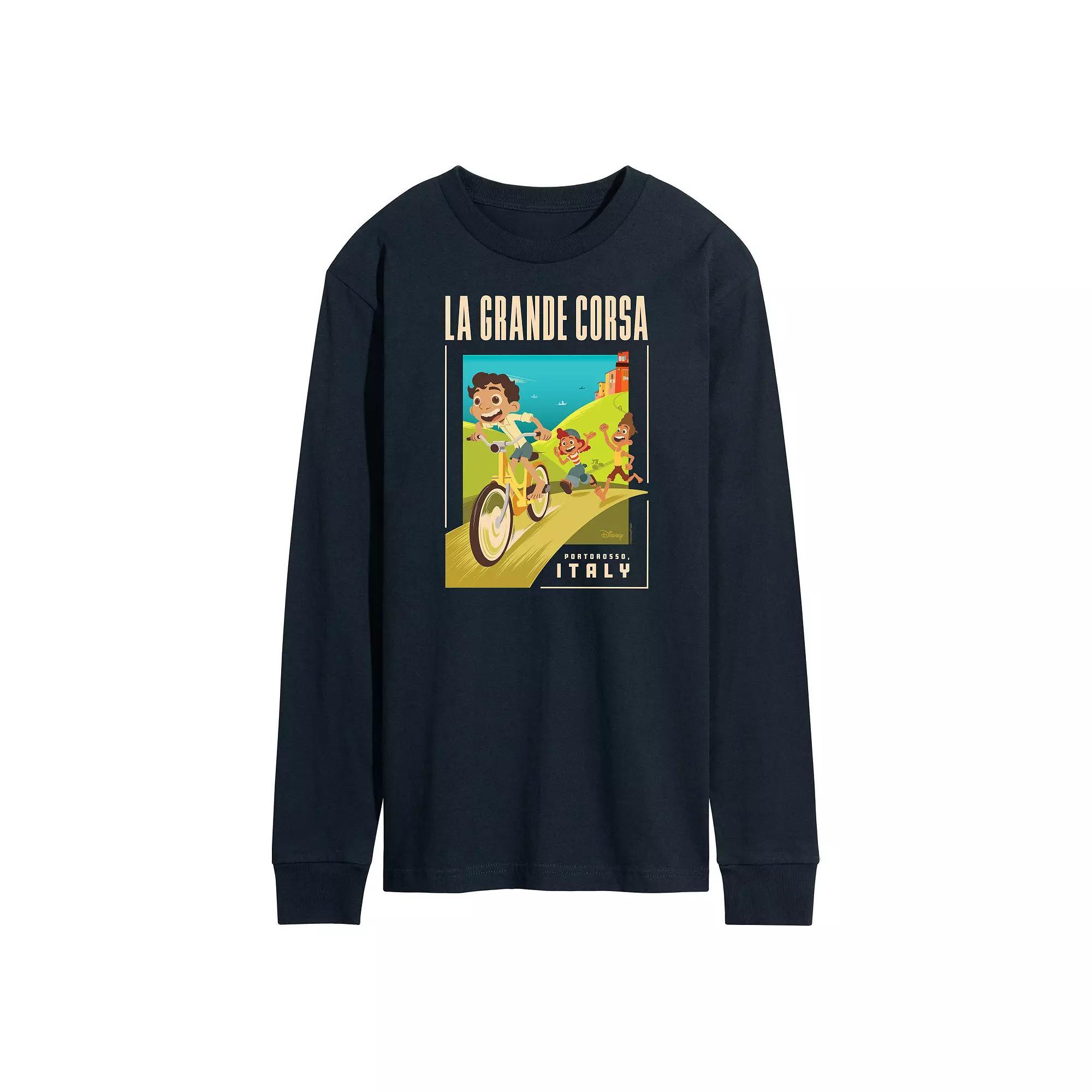 Disney's Luca Men's La Grande Long Sleeve Graphic Tee,  Product Image
