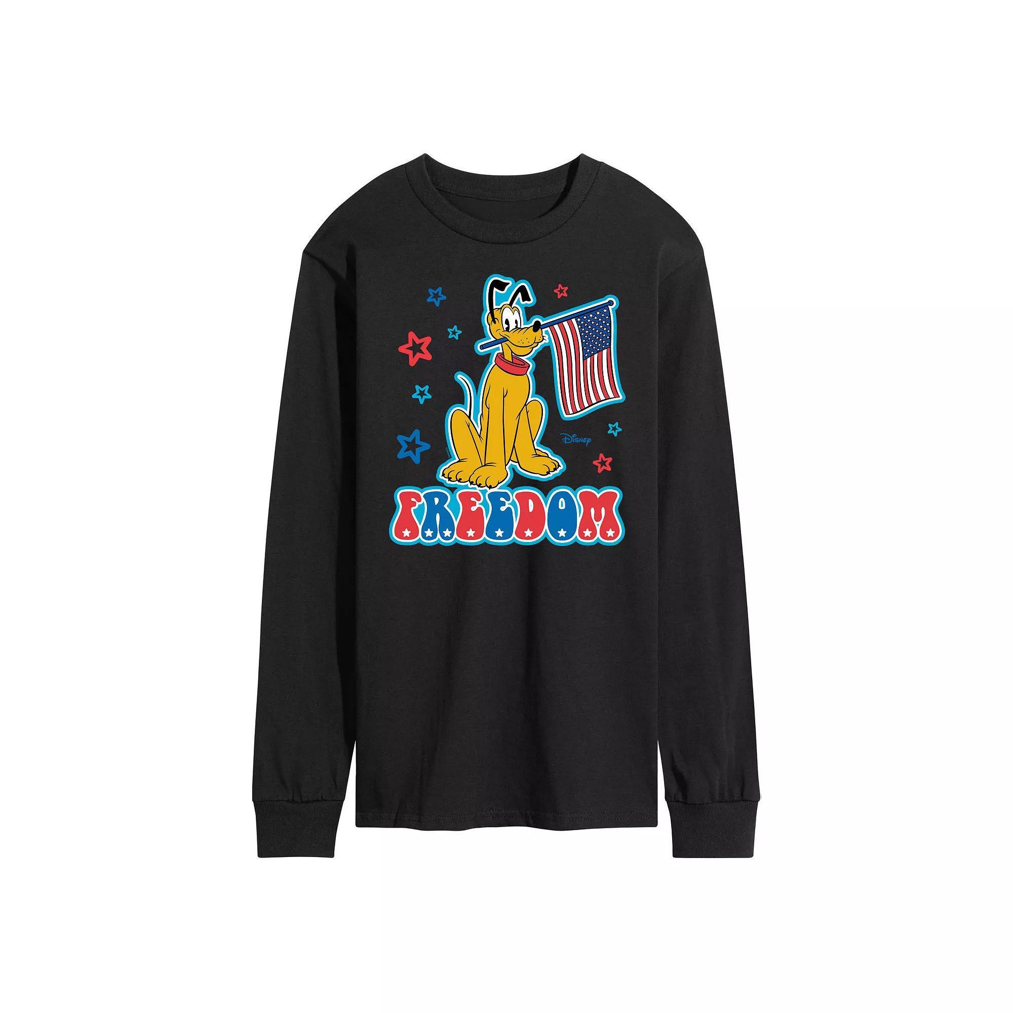 Disney's Pluto Men's Freedom Long Sleeve,  Product Image