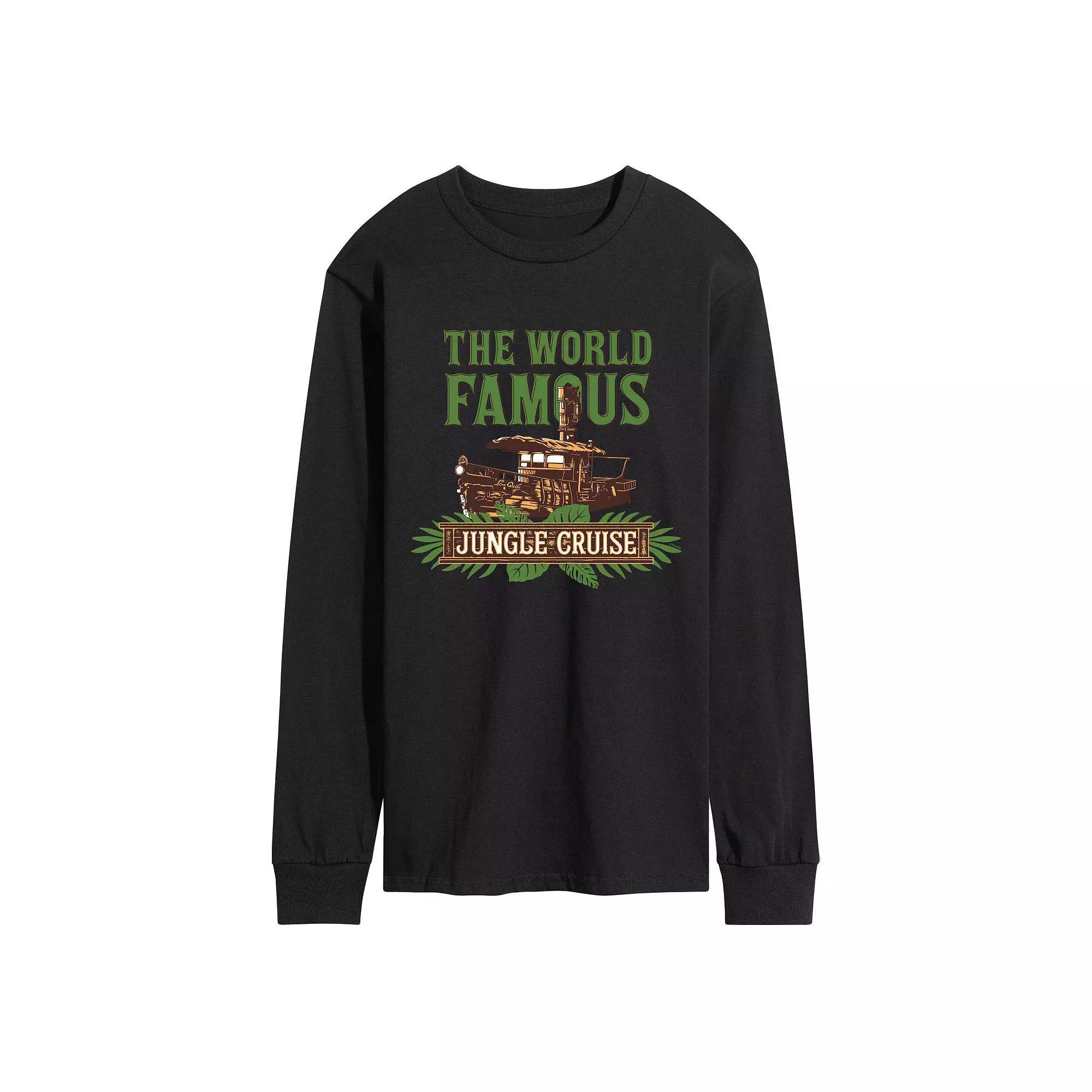Disney's Jungle Cruise Men's The World Famous Long Sleeve Graphic Tee,  Product Image