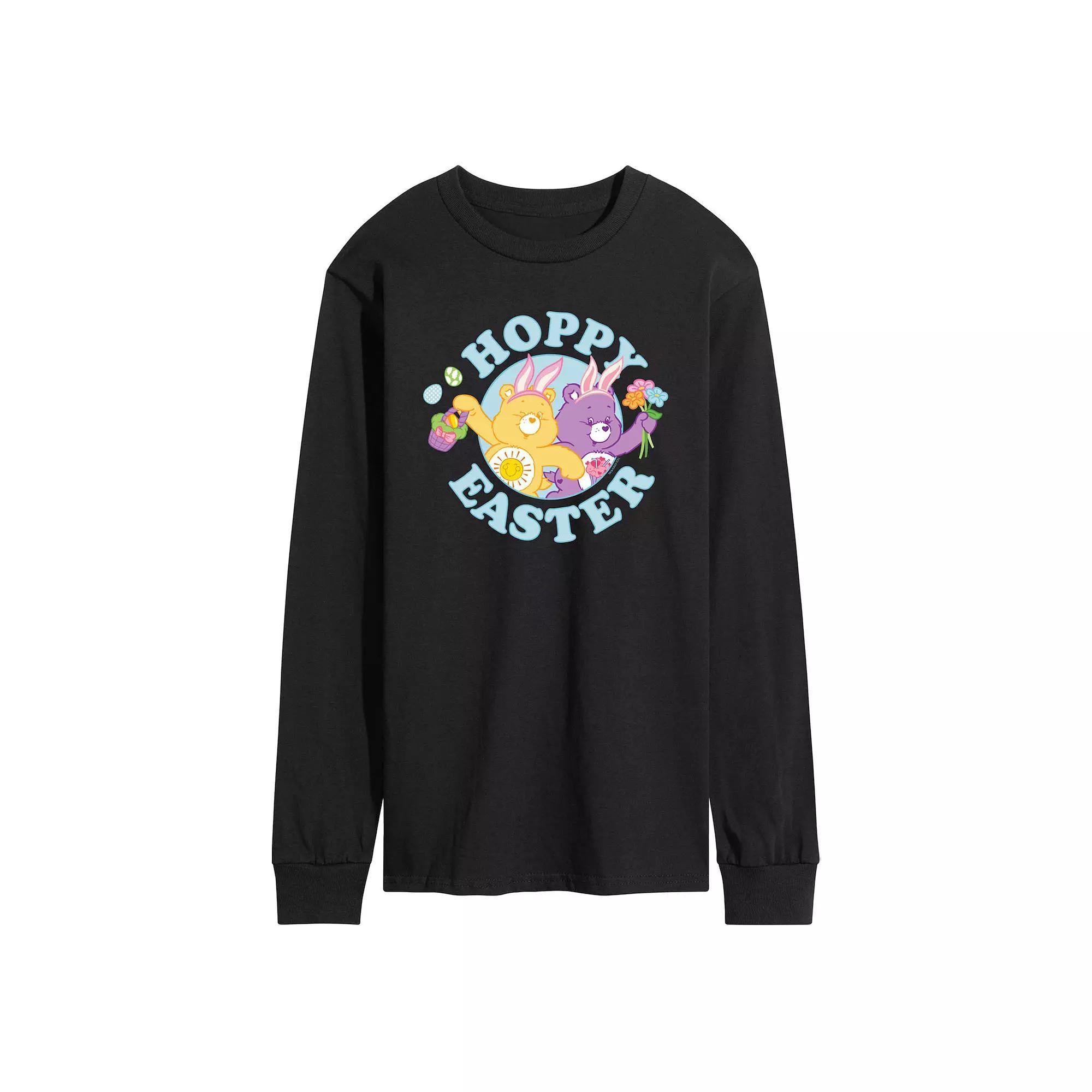 Men's Care Bears Hoppy Easter Long Sleeve Graphic Tee,  Product Image