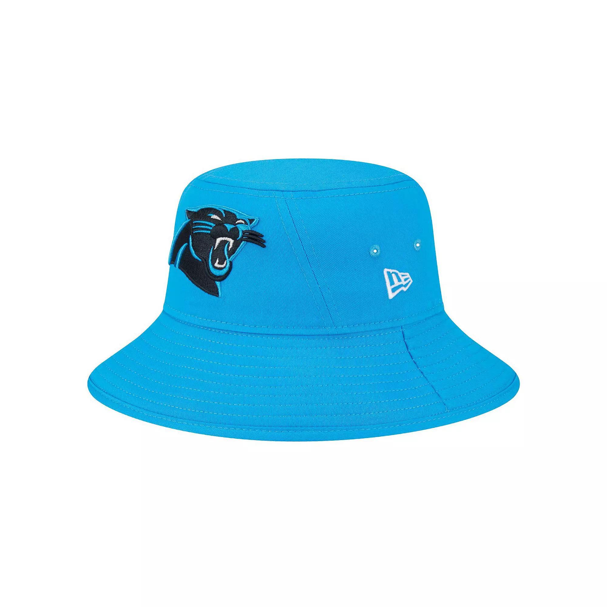 Men's New Era Blue Carolina Panthers Main Bucket Hat, Size: Small/Medium Product Image