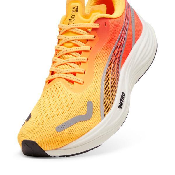 PUMA Velocity NITROâ¢ 3 FADE Men's Running Shoes in Sun Stream/Sunset Glow/White Product Image