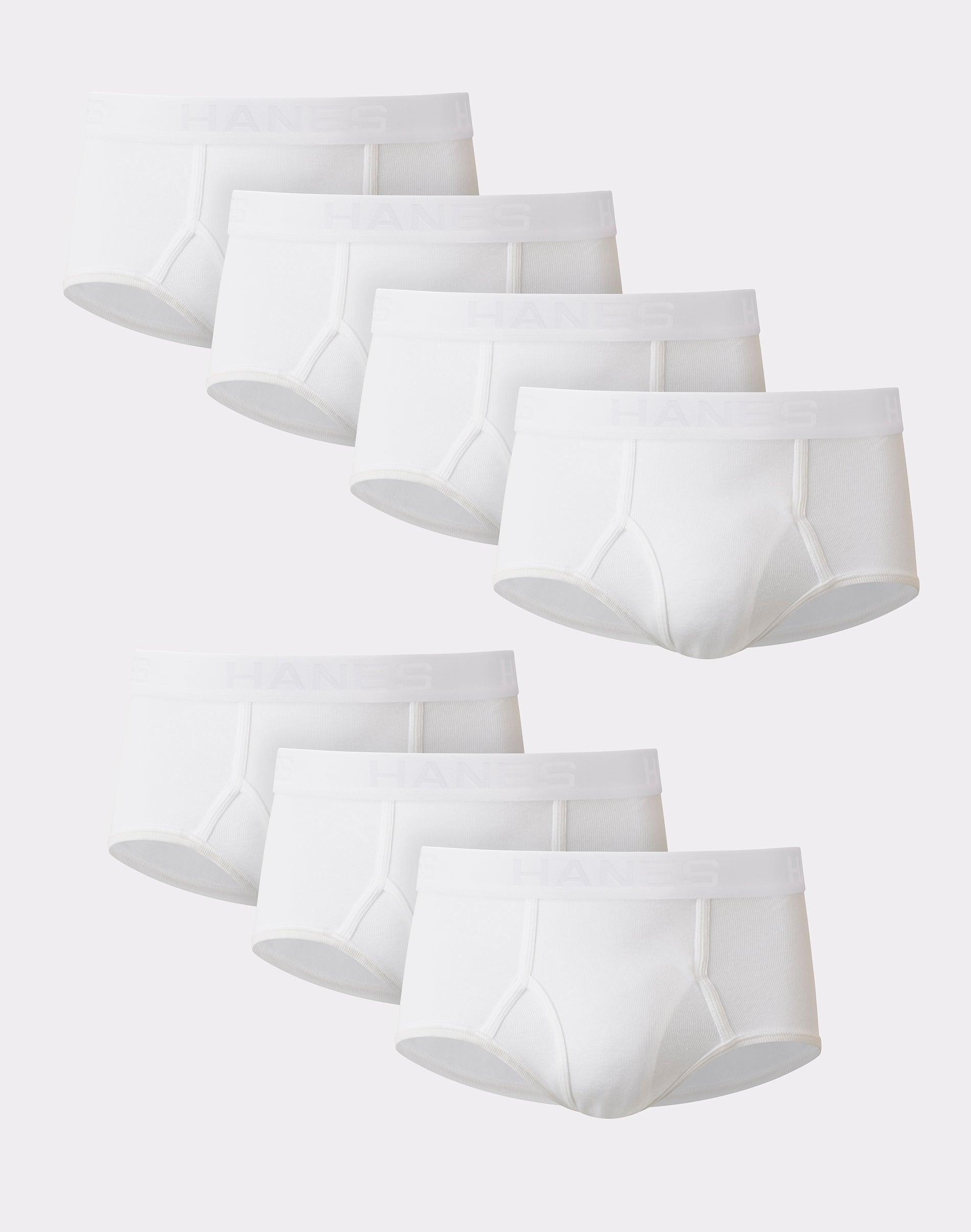 Hanes Ultimate 7-Pack Men's Full-Cut Briefs, Size: XL, White Product Image