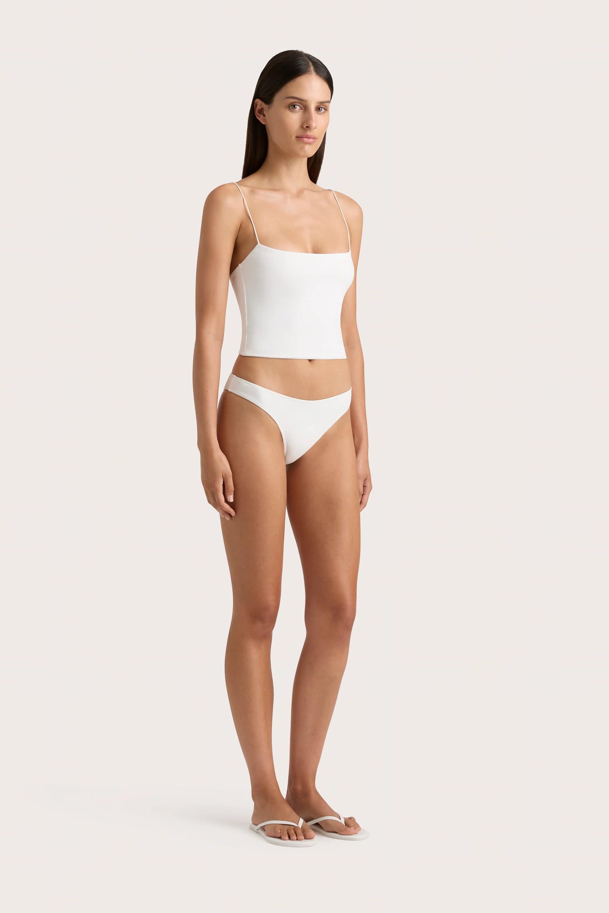 Farrah Bikini Top White - Final Sale Product Image