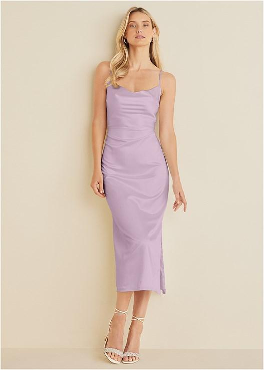 Cowl Neck Slip Dress Product Image