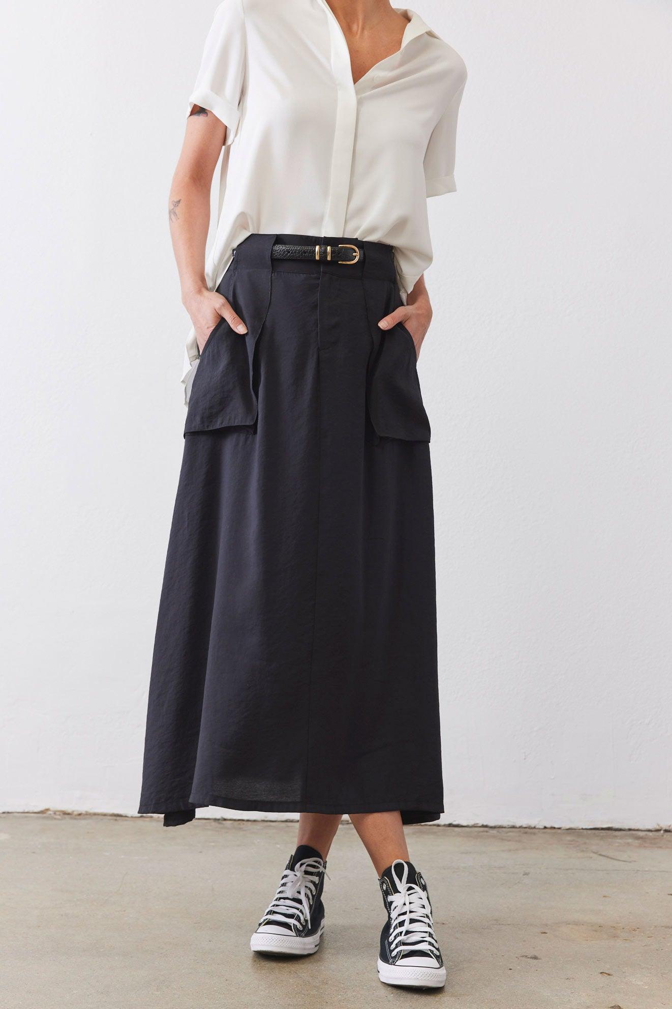 Light Poplin Utility Skirt Product Image