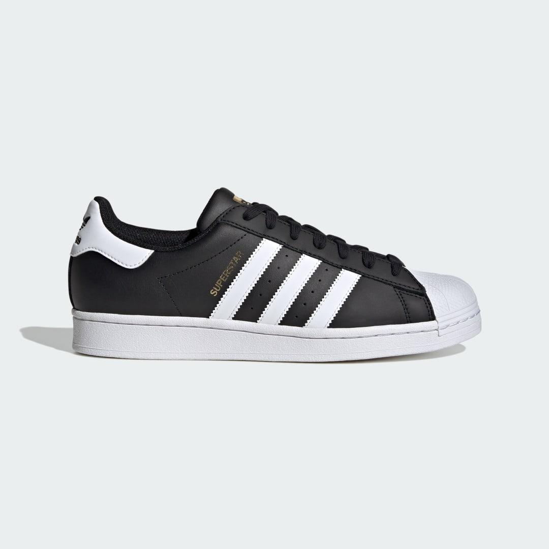 adidas Originals Mens adidas Originals Superstar Casual Sneaker - Mens Basketball Shoes Core Black/Core Black/Cloud White Product Image