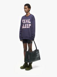 REAL SLEEP PRINTED SWEATSHIRT in blue | JW Anderson US  Product Image