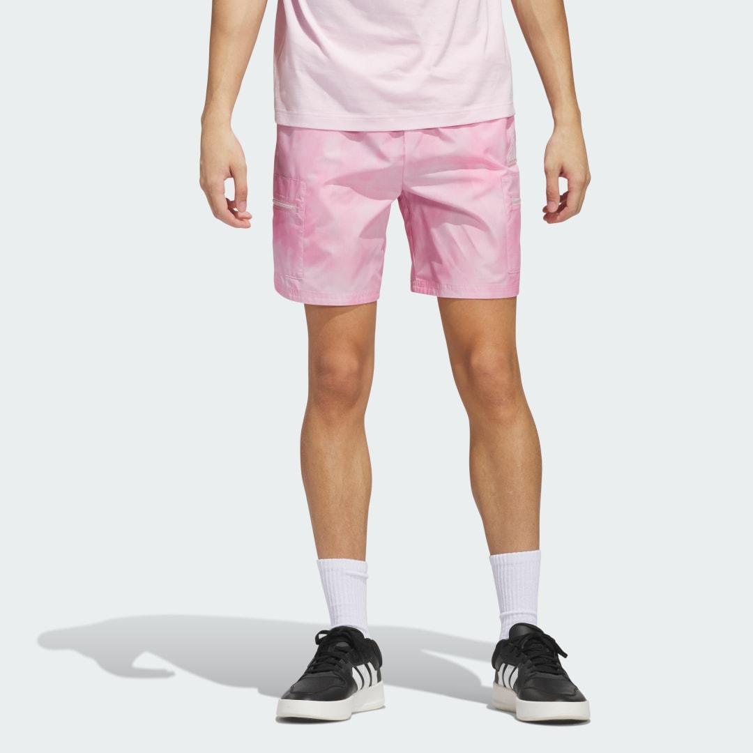 adidas Print Shorts Clear Pink S Mens Product Image