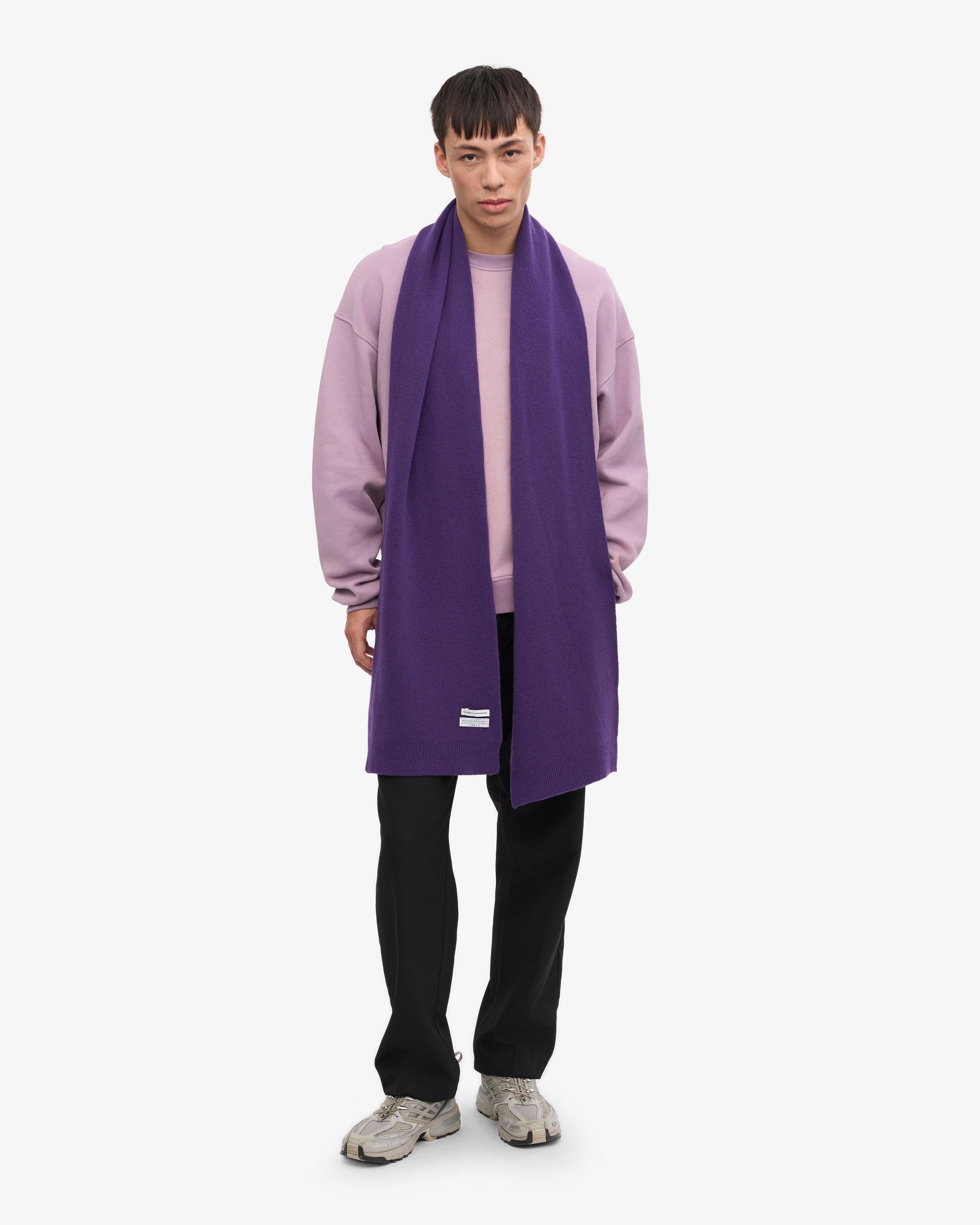 Merino Wool Scarf - Ultra Violet Product Image