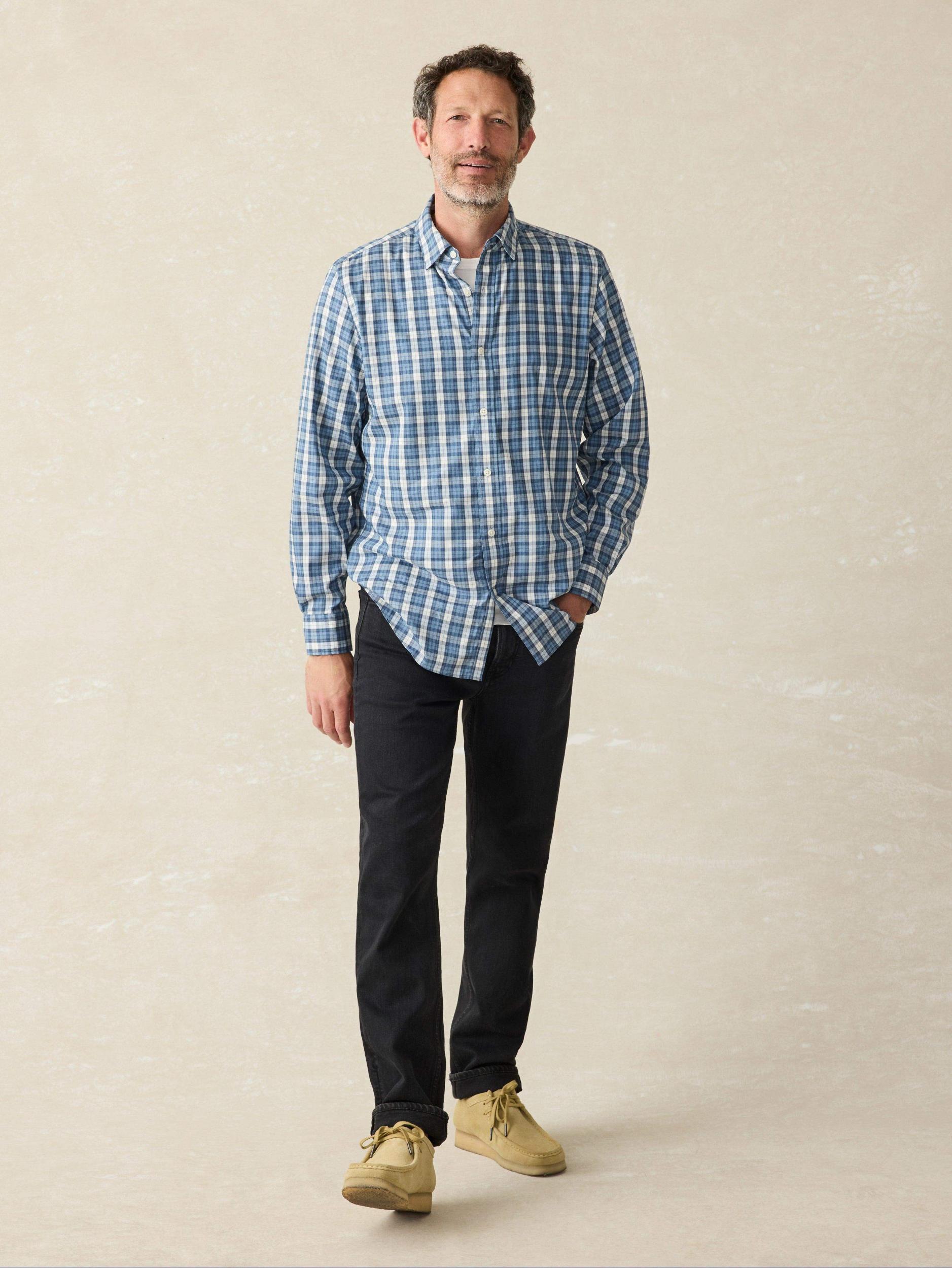Movement™ Shirt - Seaside Blue Plaid Male Product Image