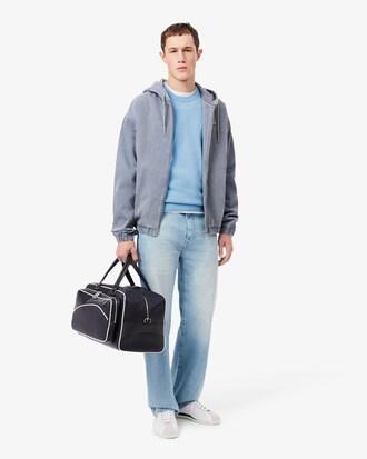 Monochrome Crew Neck Cotton Sweater Product Image