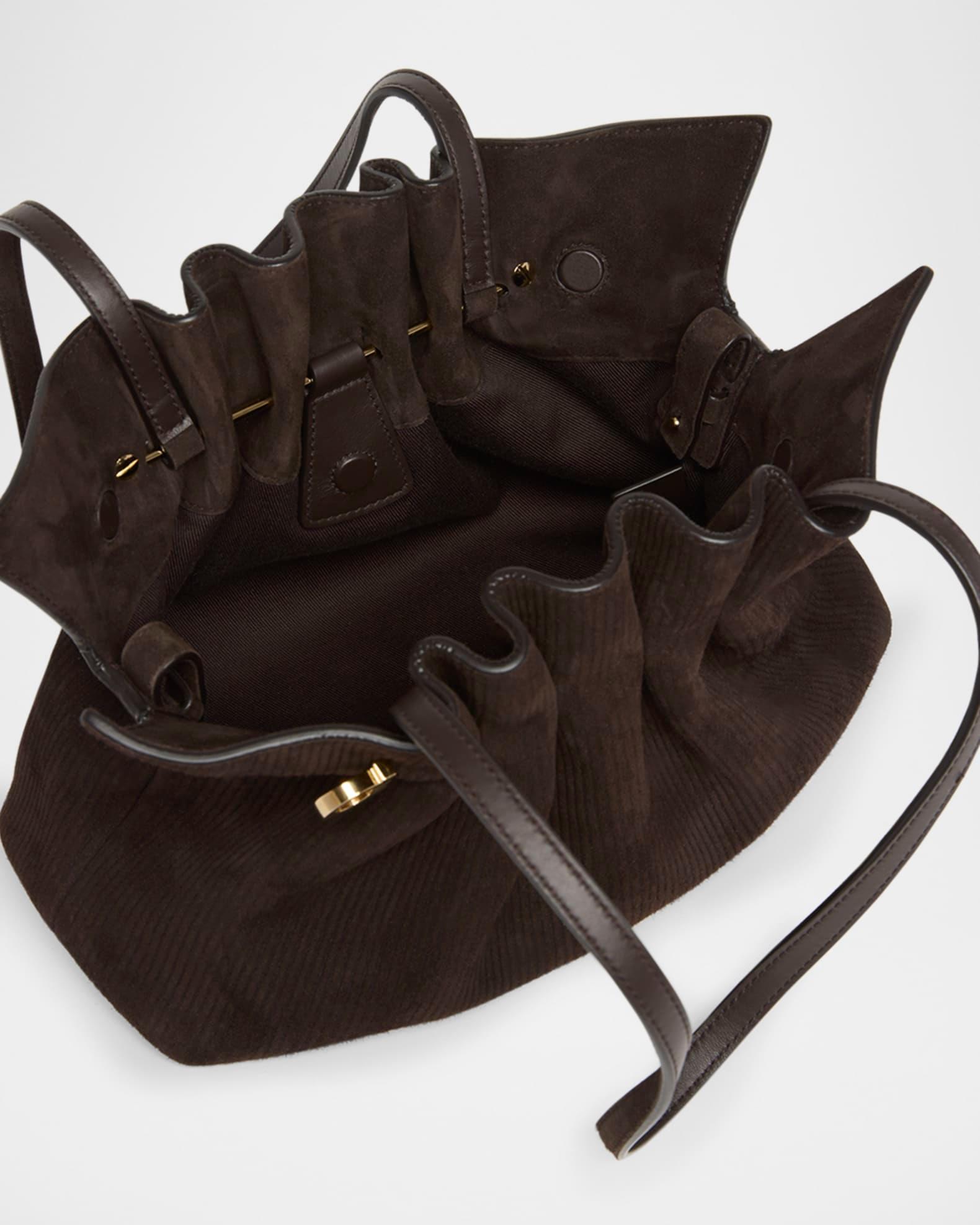 Piercing Suede Corduroy Shoulder Bag Product Image