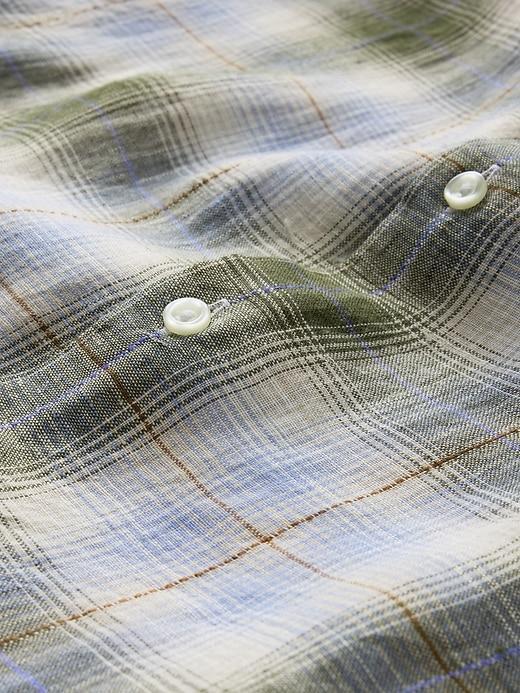 100% Linen Classic Shirt Product Image